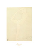 Femme Nue de Profil Affiches par Auguste Rodin
