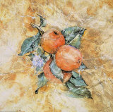Fruit Frescos I Poster by Jenny Mayfeld
