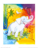 Jungle I, Elephant Prints by B. Meunier Jungle I, Elephant Prints by B. Meunier
