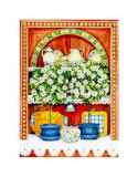 Blossoming Kitchen II Poster by Jean-Pierre Delyle