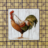 Provence Roosters II Prints by Lisa Audit