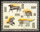African Graffiti III Art by Jeff Mebuge