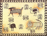 African Graffiti I Prints by Jeff Mebuge