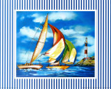 Regatta I Art by Alain Agostini