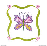 Lovebugs, Butterfly Print by Tania Schuppert