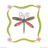 Lovebugs, Dragonfly Affiches par Tania Schuppert
