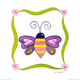 Lovebugs, Bee Prints by Tania Schuppert Lovebugs, Bee Prints by Tania Schuppert