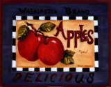 Washington Brand Apples Print by Nancy Wiseman