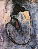 Blauer Akt, ca. 1902 Poster von Pablo Picasso