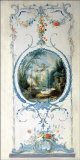 Panelled Detail of Doves Poster by A. Peyrotte