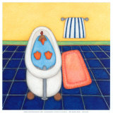 Bath Bliss Art by Helga Sermat