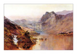 Highland Peaks Posters av Alfred Fontville de Breanski Highland Peaks Posters av Alfred Fontville de Breanski