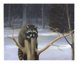 Mischief on a Stump Prints by David Jean