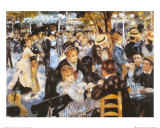 Le Moulin de la Galette Prints by Pierre-Auguste Renoir