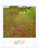 Field of Poppies Affiches par Gustav Klimt