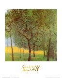 Orchard Poster von Gustav Klimt