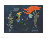Mit dem Pfeil, c.1943 Poster par Wassily Kandinsky