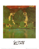 Schloss Kammer at Attersee Poster von Gustav Klimt