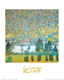 Mountain slope at Unterach Prints by Gustav Klimt