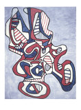 Scissor V, 1967 Serigraph by Jean Dubuffet