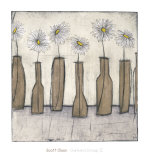 Gerbera Group II Poster by Charlene Winter Olson