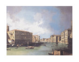 The Grand Canal, Venice, Looking North from Near the Rialto Bridge, c.1726 Prints by Canaletto 