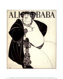 Ali Baba (dessin de couverture des "quarante voleurs"), 1897 Affiches par Aubrey Beardsley