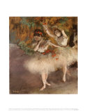 Two Dancers Entering the Stage, c. 1877-1878 Pósters por Edgar Degas