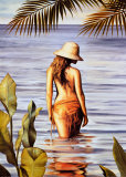 Tropical Resort II Prints by Migdalia Arellano