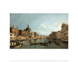Venice: The Upper Reaches of the Grand Canal with S. Simeone Piccolo, c. 1738 Kunstdrucke von Canaletto 