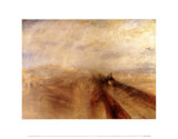 Pluie, vapeur et vitesse- Le Great Western Railway, avant 1844 Affiches par William Turner