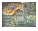 Le parasol du jardin (1910) Posters par Frederick Carl Frieseke