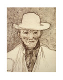 Peasant of the Camargue, Portait of Patience Escalier, c.1888 Plakater af Vincent van Gogh Peasant of the Camargue, Portait of Patience Escalier, c.1888 Plakater af Vincent van Gogh