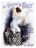 Corsets le Furet Gicleetryck av Manuel Robbe