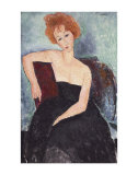 Femme rousse Affiches par Amedeo Modigliani