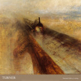 Détail de « Pluie, vapeur, vitesse », avant 1844 Art par William Turner