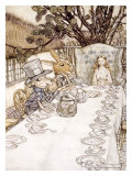 Alice in Wonderland, Madhatter Tea Party reproduction procédé giclée