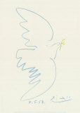 La colombe, 1958 (serigraph) Sérigraphie par Pablo Picasso