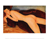 Reclining Nude from the Back, 1917 Print by Amedeo Modigliani