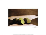 Limes Posters by Rhonda Addison