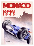 Monaco Grand Prix, 1948 Giclee Print by Georges Mattei