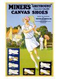 Miner's Canvas Shoes Lámina giclée Miner's Canvas Shoes Lámina giclée