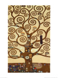 Der Lebensbaum Poster von Gustav Klimt