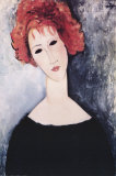 Cabellos rojos Láminas por Amedeo Modigliani