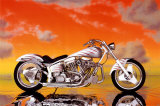 Motocicletta personalizzata Poster Motocicletta personalizzata Poster