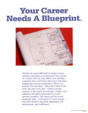 Career Needs a Blueprint Póster
