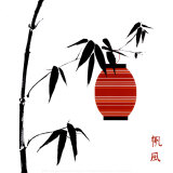 Geisha II Print by Jenny Tsang