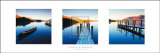 Tranquil Blue Prints by Chris Simpson