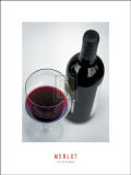 Merlot Print by Teo Tarras