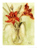 Vase of Day Lilies I Julisteet tekijänä Cheri Blum